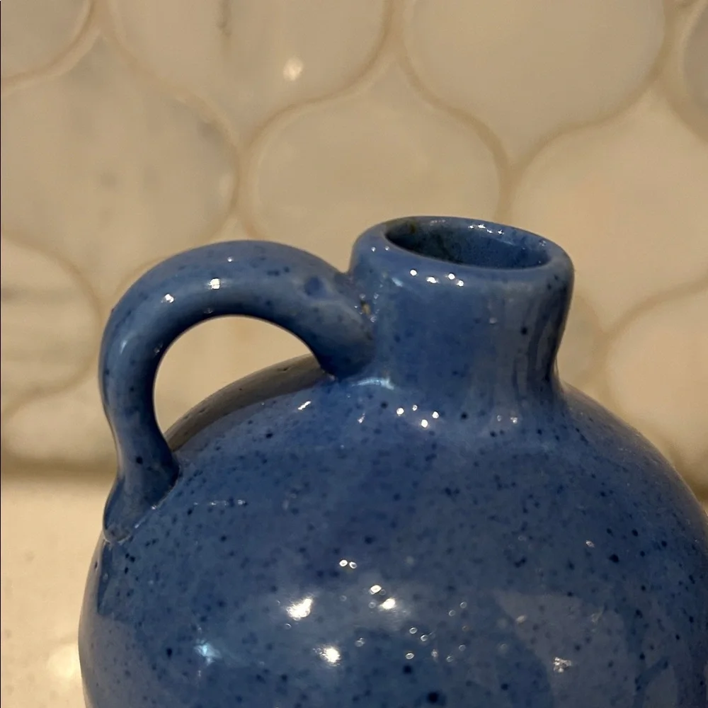 Hand Crafted Deep Blue Ceramic Jug - Picture 11 of 14